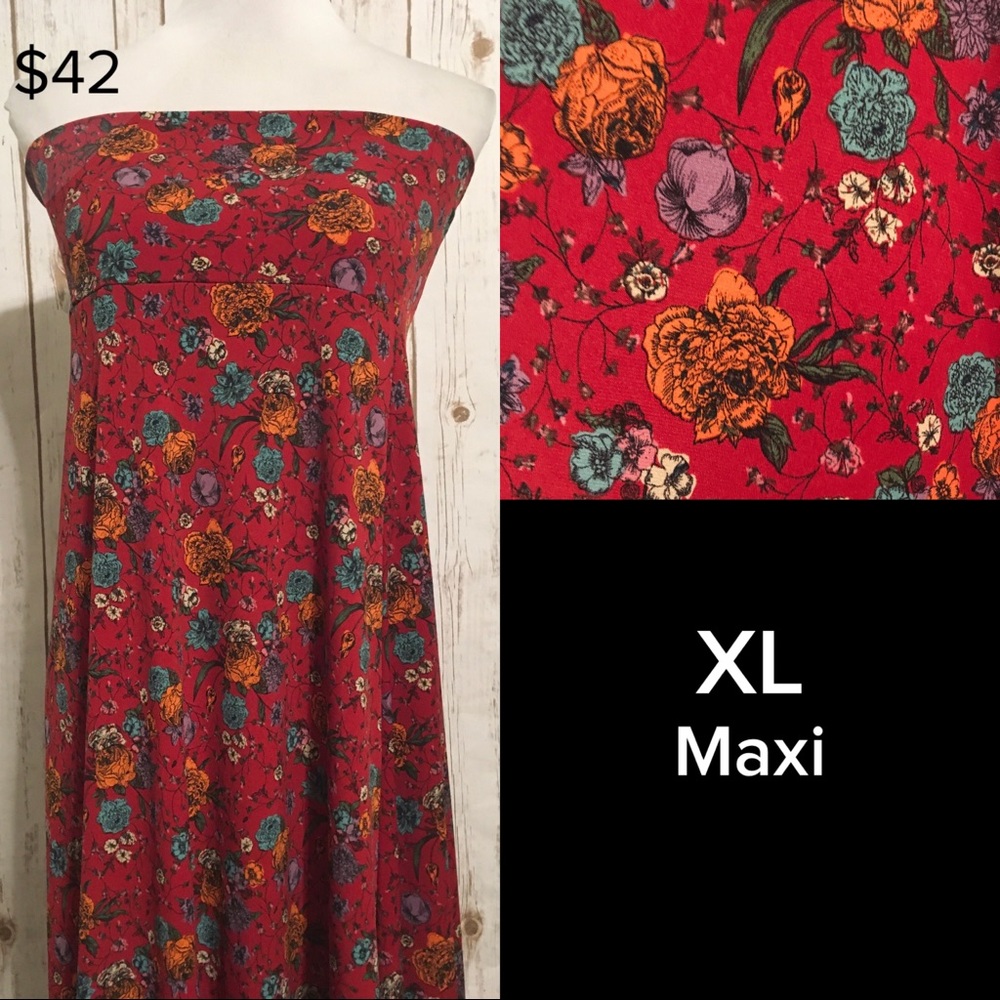 Impressionist Floral Print Maxi